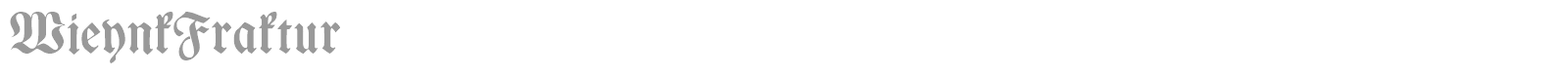 Wieynk Fraktur font preview